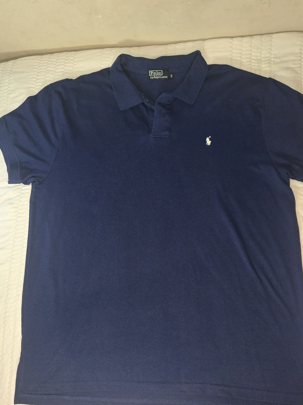 Polo by Ralph Lauren Men’s Deep Blue Polo with White Pony